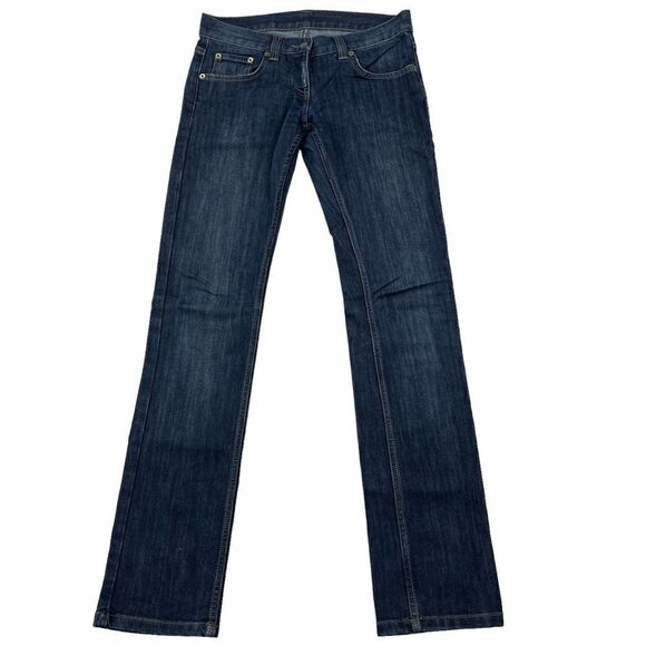 Pre-Loved Ice Iceberg Women US 27 Denim Skinny Blue Jeans Straight Leg Pants - Picture 3 of 10